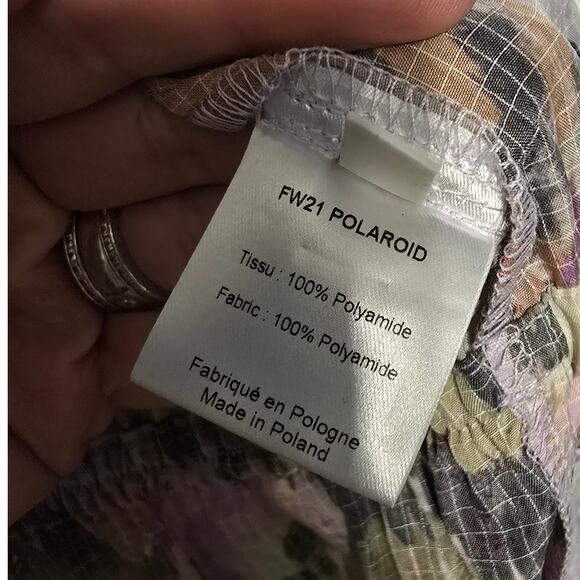 Roseanna Polaroid Technique Paolo Trench Light Coat Multi Color Metallic NEW - Picture 10 of 16